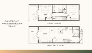 Grundriss der Unterkunft Bayside Villas by Islander Resort