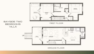 Grundriss der Unterkunft Bayside Villas by Islander Resort