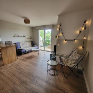 Χώρος καθιστικού στο La Pause Bretonne