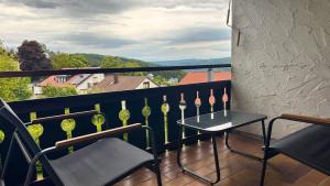 Balkón nebo terasa v ubytování Haus Schanzenblick Fewo10 + 1 fotografie
