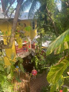 Zahrada ubytování Maison Tulum