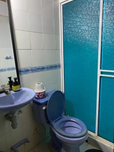 Ένα μπάνιο στο Cabaña Pepa Mar Azul