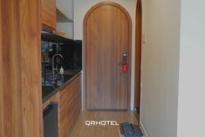 Köök või kööginurk majutusasutuses QR Hotel Dalat