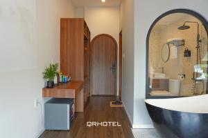Vannituba majutusasutuses QR Hotel Dalat
