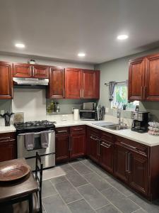 Kuchyň nebo kuchyňský kout v ubytování Oasis Resort