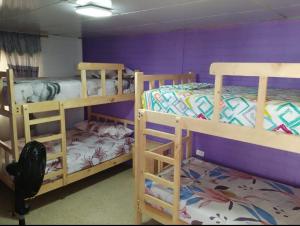 Postel nebo postele na pokoji v ubytování Kame House
