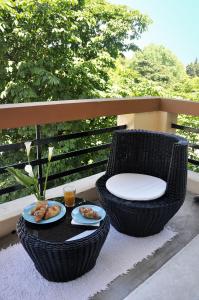 Balkón alebo terasa v ubytovaní Centar Park Apartment