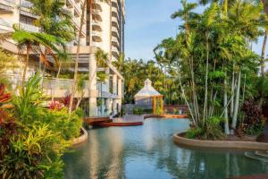 Zahrada ubytování Rydges Esplanade Resort Cairns