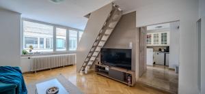 Kuchyňa alebo kuchynka v ubytovaní Premium Buda Castle Apartment