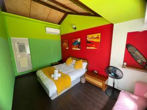 Letto o letti in una camera di Ubud Villa