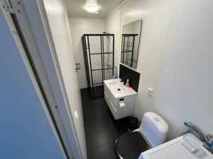 Ένα μπάνιο στο Lunt og trivelig i sentrum Grønn