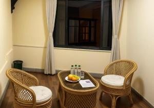 Istumisnurk majutusasutuses Boudha Mandala Hotel