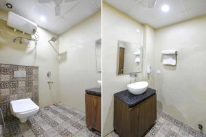 Koupelna v ubytování FabHotel Skylight Inn - Artemis Hospital Gurgaon