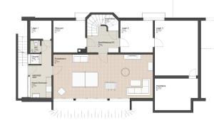 Půdorys ubytování Villa Werdenberg