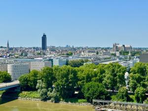 Výhľad na mesto Nantes alebo výhľad na mesto priamo z apartmánu