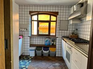Η κουζίνα ή μικρή κουζίνα στο Villa Ansedonia