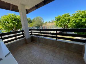 A balcony or terrace at Caprice Apartment in Lozenec