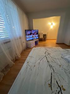 Postel nebo postele na pokoji v ubytování Matteo Studio