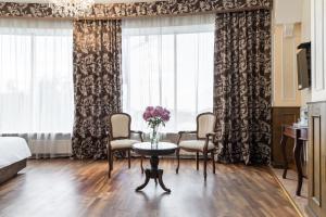Posezení v ubytování PecherSky Hotel