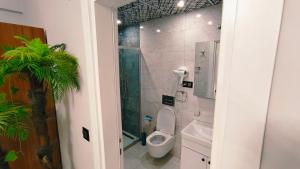 Koupelna v ubytování KILIÇ MOTEL