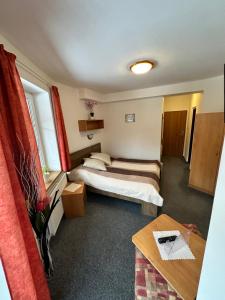 Postel nebo postele na pokoji v ubytování Hotel Vladimír