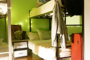 Postel nebo postele na pokoji v ubytování Harmony Backpackers Hostel