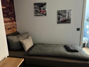 Posezení v ubytování Ferienwohnung Zeitz - Weiße Elster Apartment