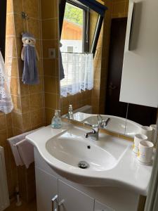 Kúpeľňa v ubytovaní Ferienwohnung am Golfplatz