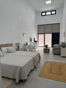 Postel nebo postele na pokoji v ubytování Apartamento Loft nuevo a 5 min de la playa