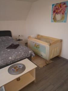 Una cama o camas en una habitación de Miličin konak