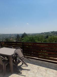 Un balcón o terraza en Miličin konak
