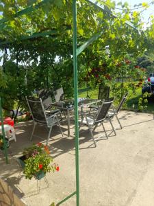 Un jardín fuera de Miličin konak
