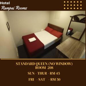 Postel nebo postele na pokoji v ubytování HOTEL Rampai Rooms