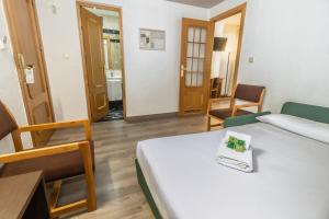 Postel nebo postele na pokoji v ubytování Pacoche Murcia