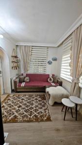 Postel nebo postele na pokoji v ubytování An Istanbul tale, an Istanbul dream, garden house