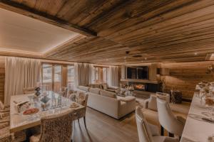 Setusvæði á Ultima Hotel Gstaad