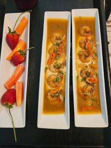 Comida en el camping de lujo o alrededores