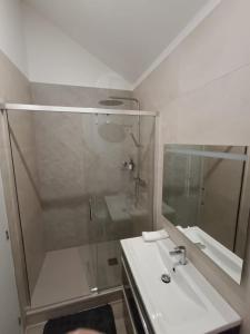 Koupelna v ubytování Mezzanine Clarette