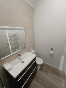 Koupelna v ubytování Mezzanine Clarette