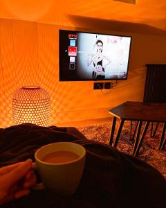 TV a/nebo společenská místnost v ubytování Lorraine's Loft
