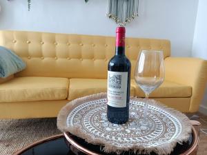 Posezení v ubytování Nid douillet au coeur du vignoble Haut-Brion