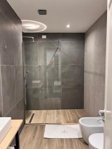 Koupelna v ubytování Hotel Delta Premium