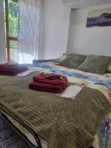 Postel nebo postele na pokoji v ubytování Tiny House Sofia