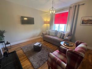 Et opholdsområde på Pomeroy Cottage in the Peak District