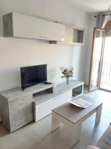 Μια τηλεόραση ή/και κέντρο ψυχαγωγίας στο Gracia apartment