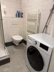 Koupelna v ubytování Schönblick