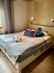 Katil atau katil-katil dalam bilik di Apartament Stryszek Alpinistyczny