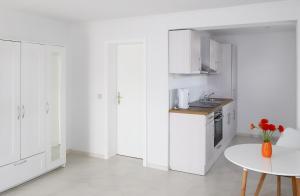 Köök või kööginurk majutusasutuses Feriendomizil "Putbus" WE12