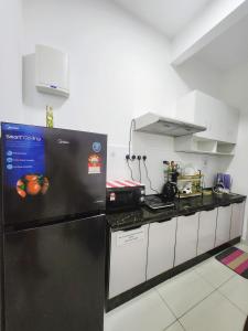 Kuchyň nebo kuchyňský kout v ubytování Ipoh town horizon 3br 6pax