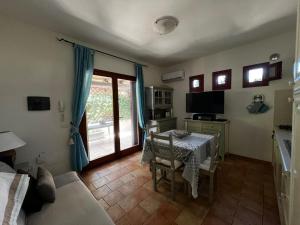 Μια τηλεόραση ή/και κέντρο ψυχαγωγίας στο Relax in Olbia Apartment with Private Garden 2 Bedrooms